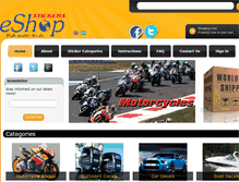 Tablet Screenshot of eshop-stickers.com